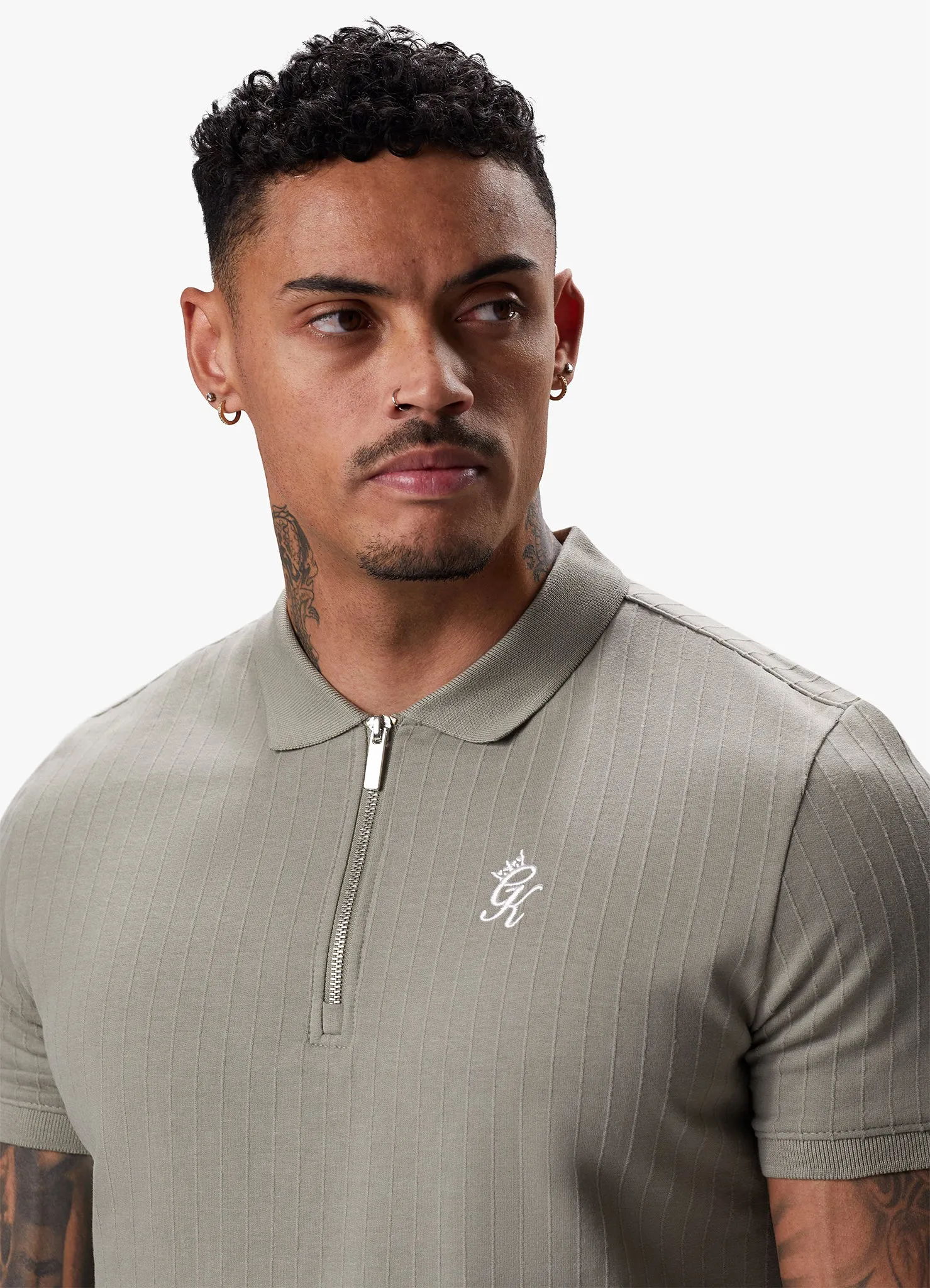 Gym King Riviera Signature Polo - Khaki