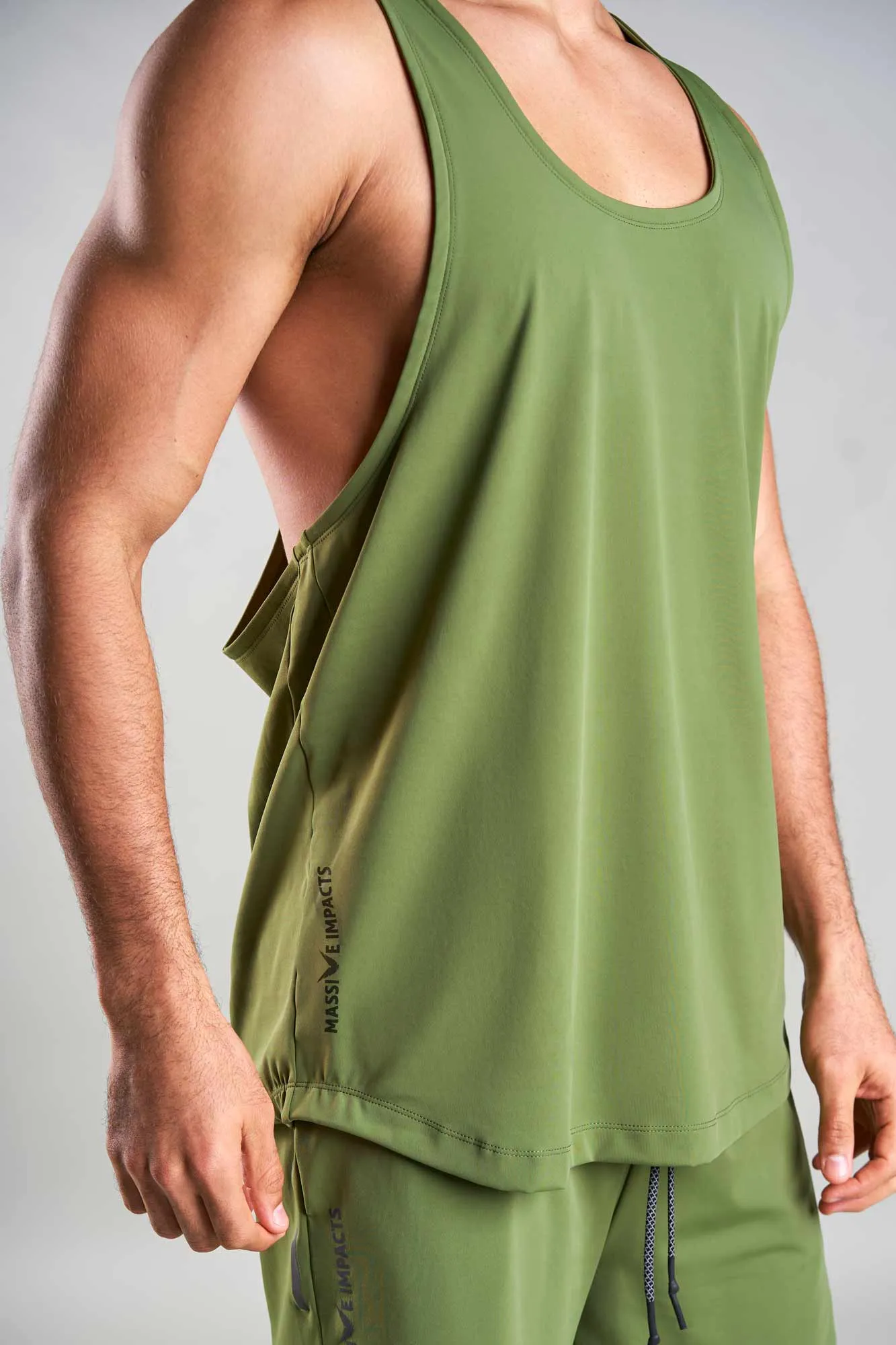 J025MI Recycled Nylon Gym Tank