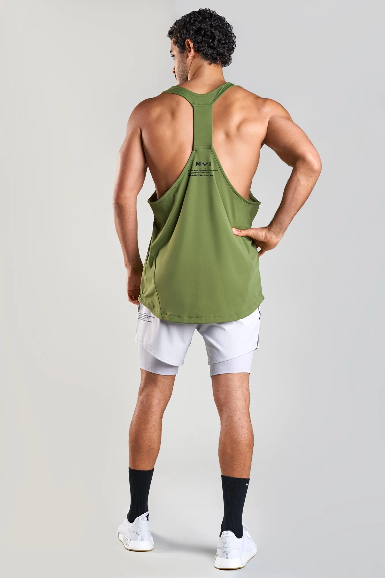 J025MI Recycled Nylon Gym Tank