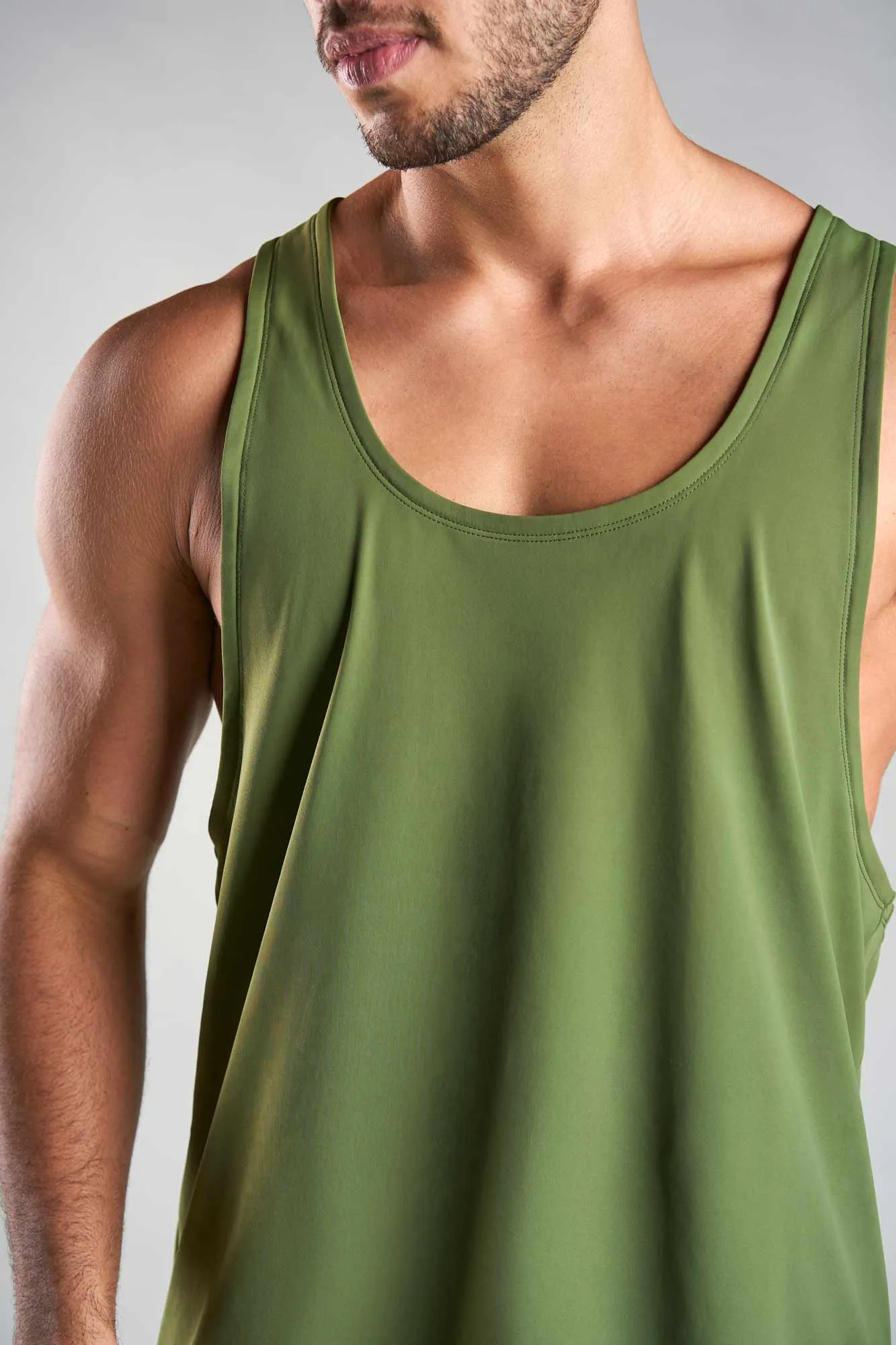 J025MI Recycled Nylon Gym Tank