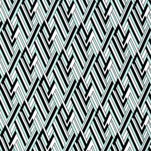 Jagged Edge Optical Illusion Printed Spandex | Blue Moon Fabrics