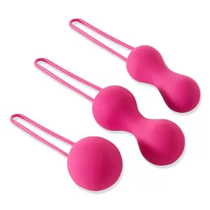 Je Joue Ami 3 Step Silicone Kegel Ball Exerciser Set - Pink