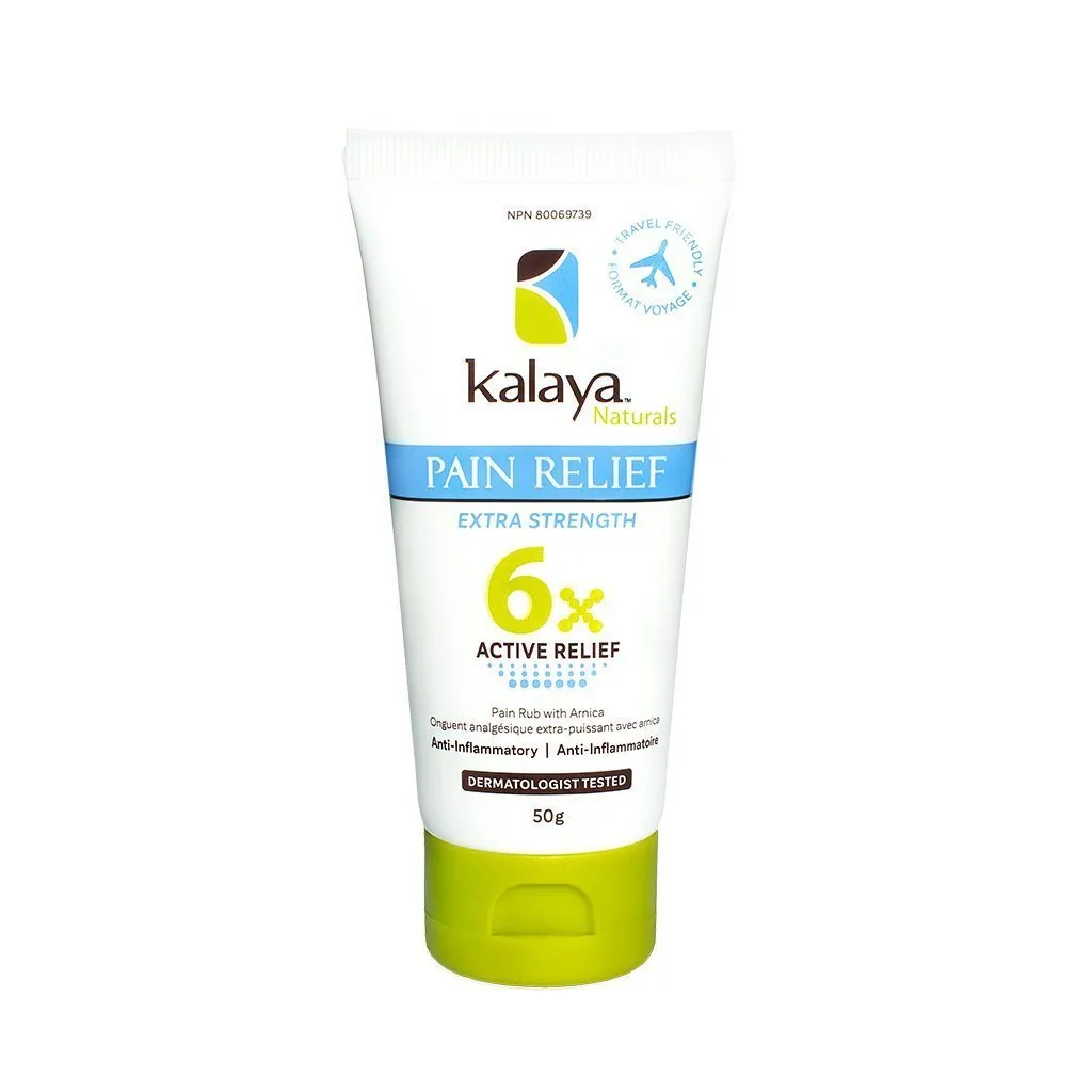 Kalaya 6X Extra Strength Pain Relief Cream - Travel Size 50g