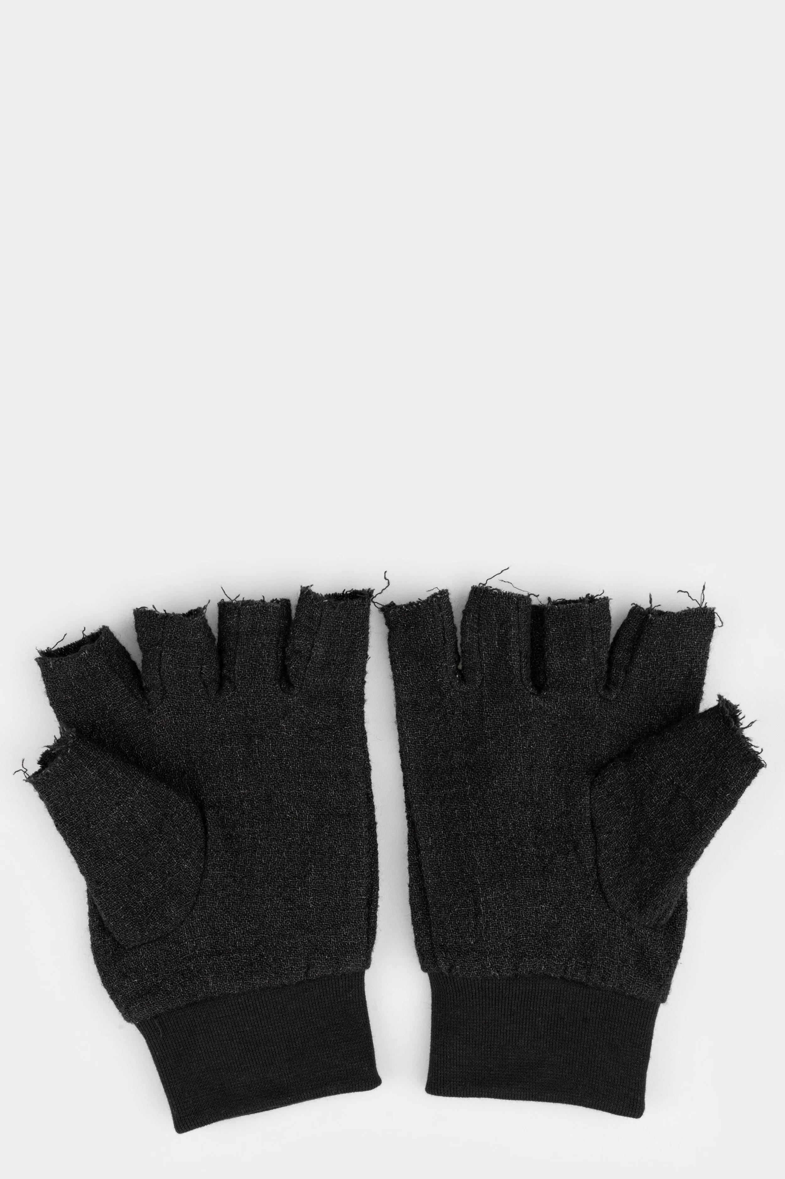 Linen / Wool blend Mitten Gloves