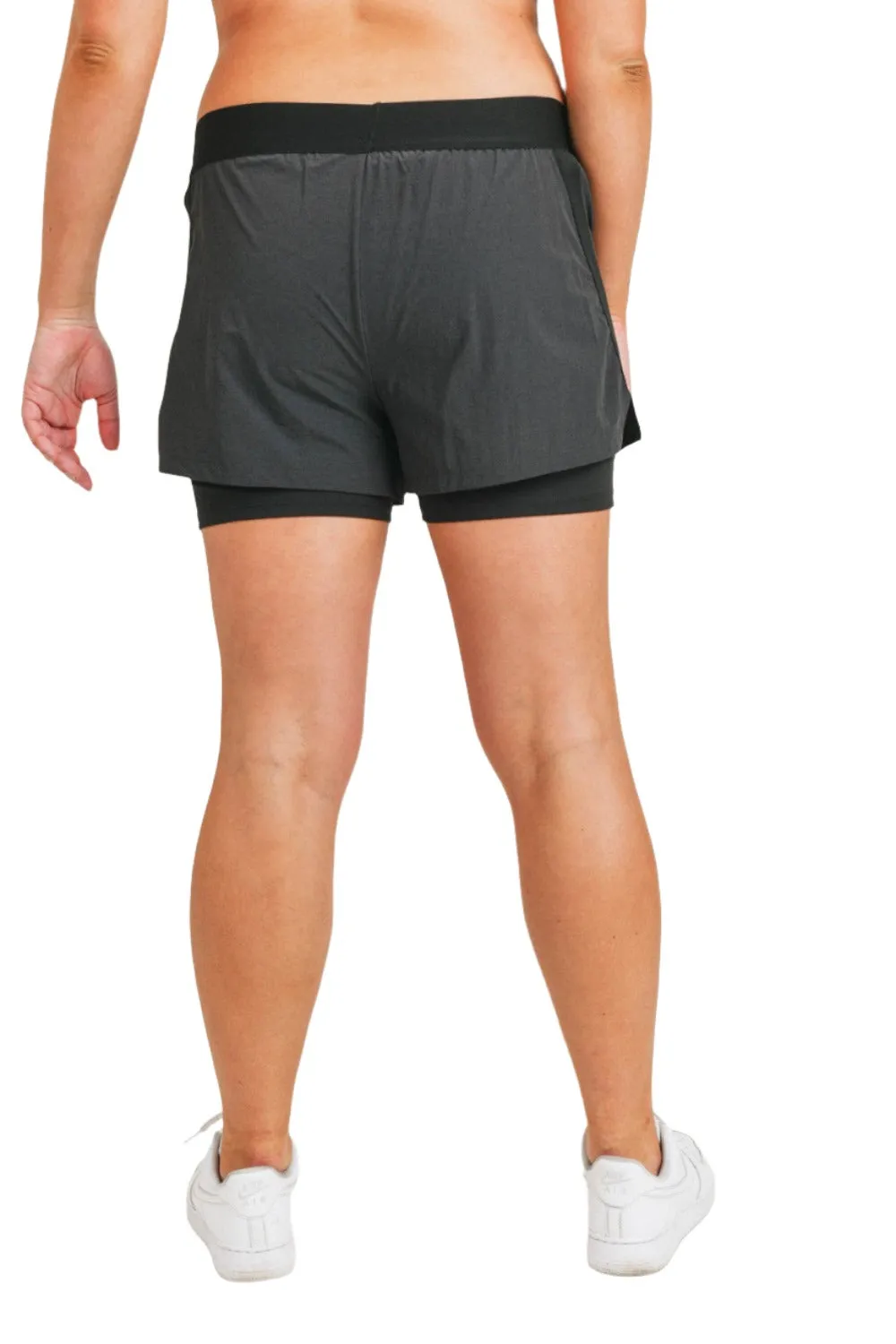 Mono B Two-Toned Shorts APH2981 and Plus