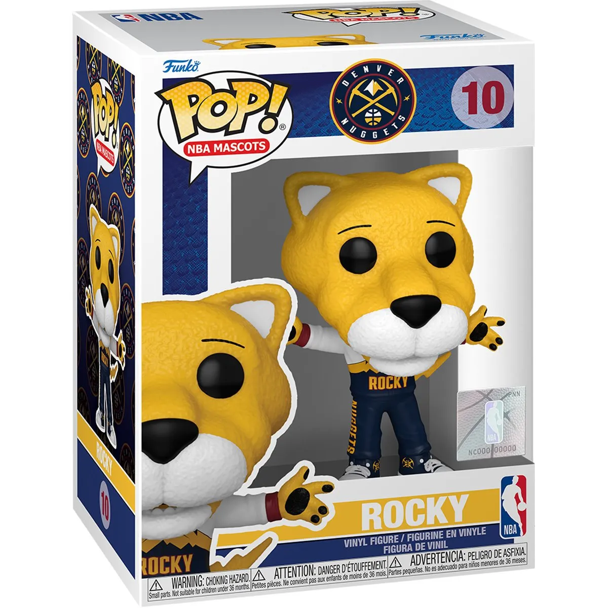 NBA Mascots Denver Nuggets Rocky Funko Pop! Vinyl Figure #10