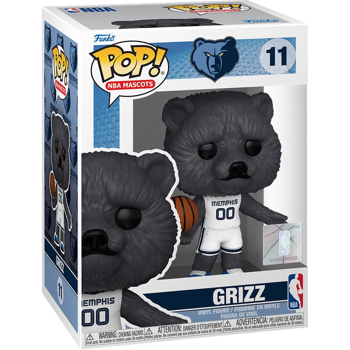 NBA Mascots Memphis Grizz Funko Pop! Vinyl Figure #11