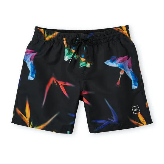 Oneill Print Shorts Boys Black Floral