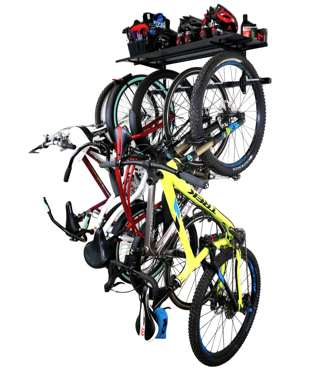 OUTLET | 5 Bike Essential Wall Rack   Shelf