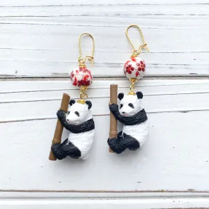 Panda Earrings