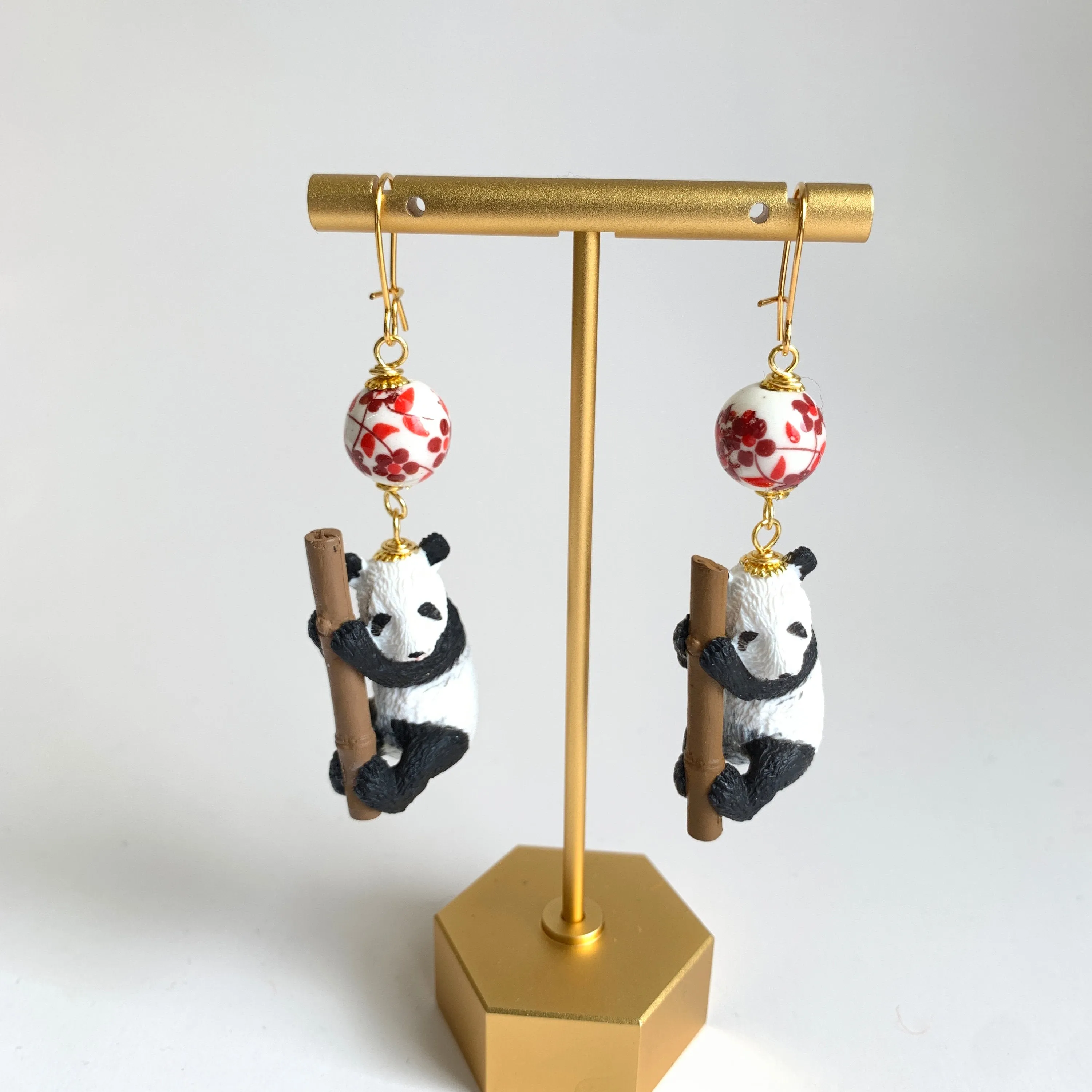 Panda Earrings