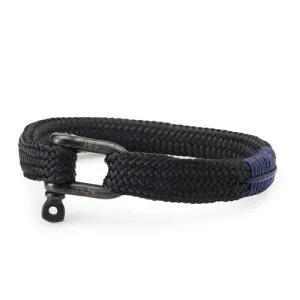 PIG & HEN - Sharp Simon Rope Bracelet - Black-Black