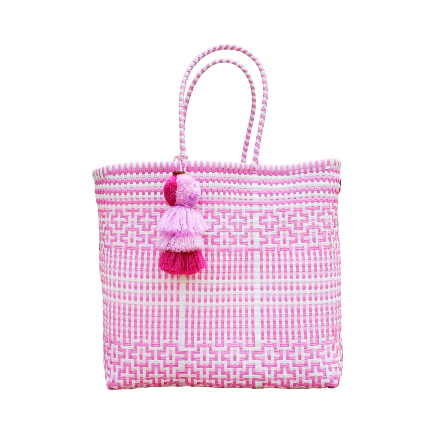 Preppy Tile Rose Citron Tote