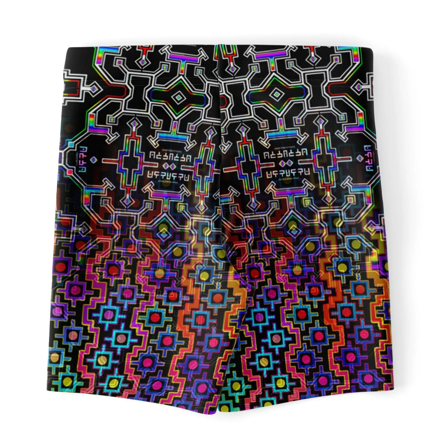 Prismatic Rainbow Legging Shorts