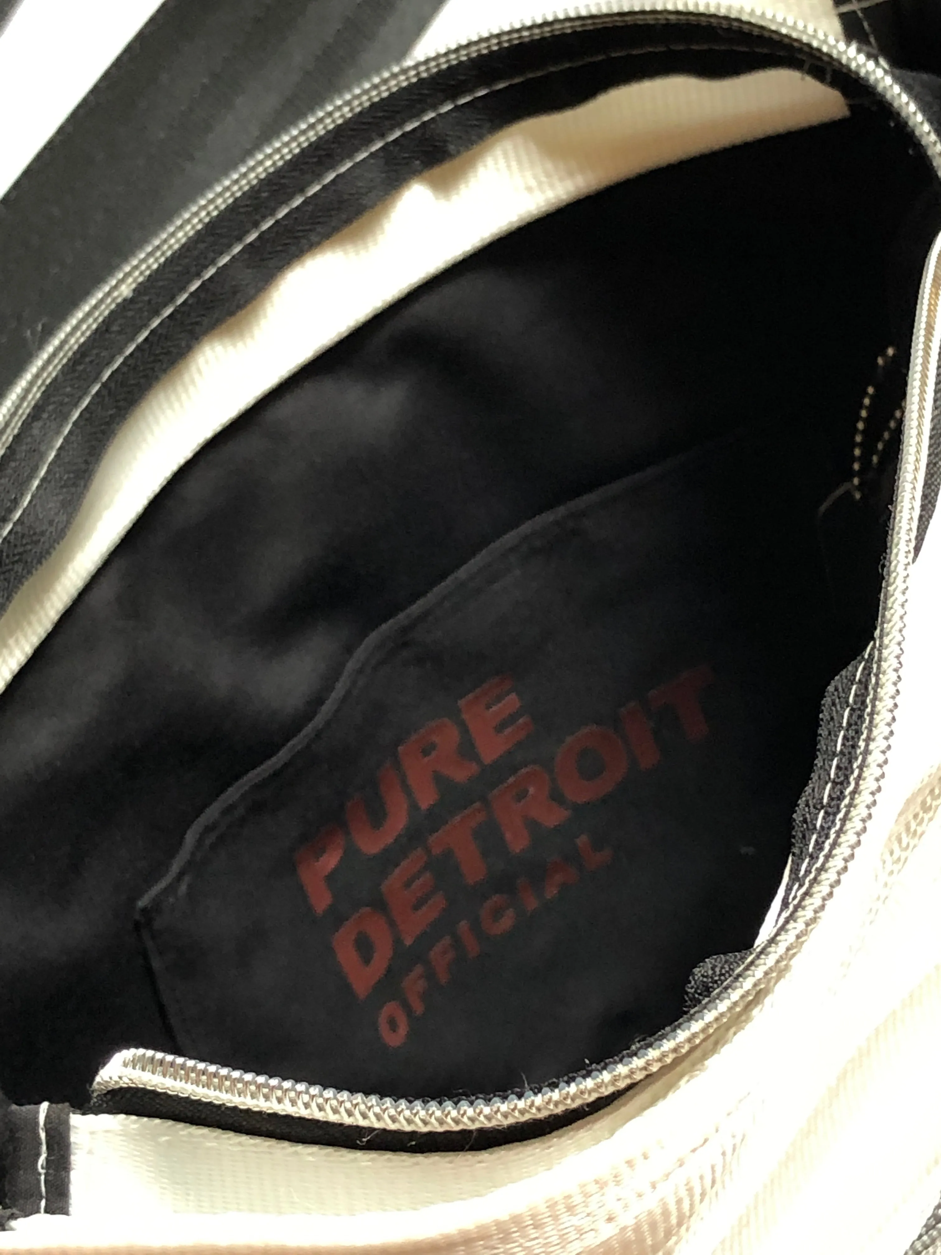 Pure Detroit OFFICIAL - Large City Slinger Tote Seatbelt Bag - Spectrum PRE ORDER