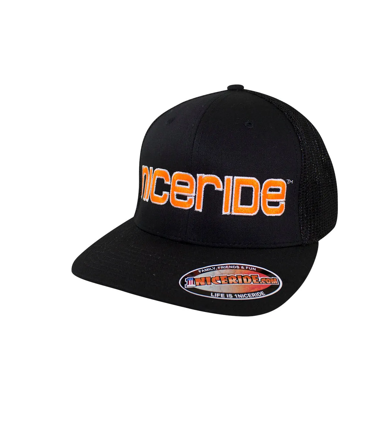 "Bold Tower" Black Meshback Flexfit Hat