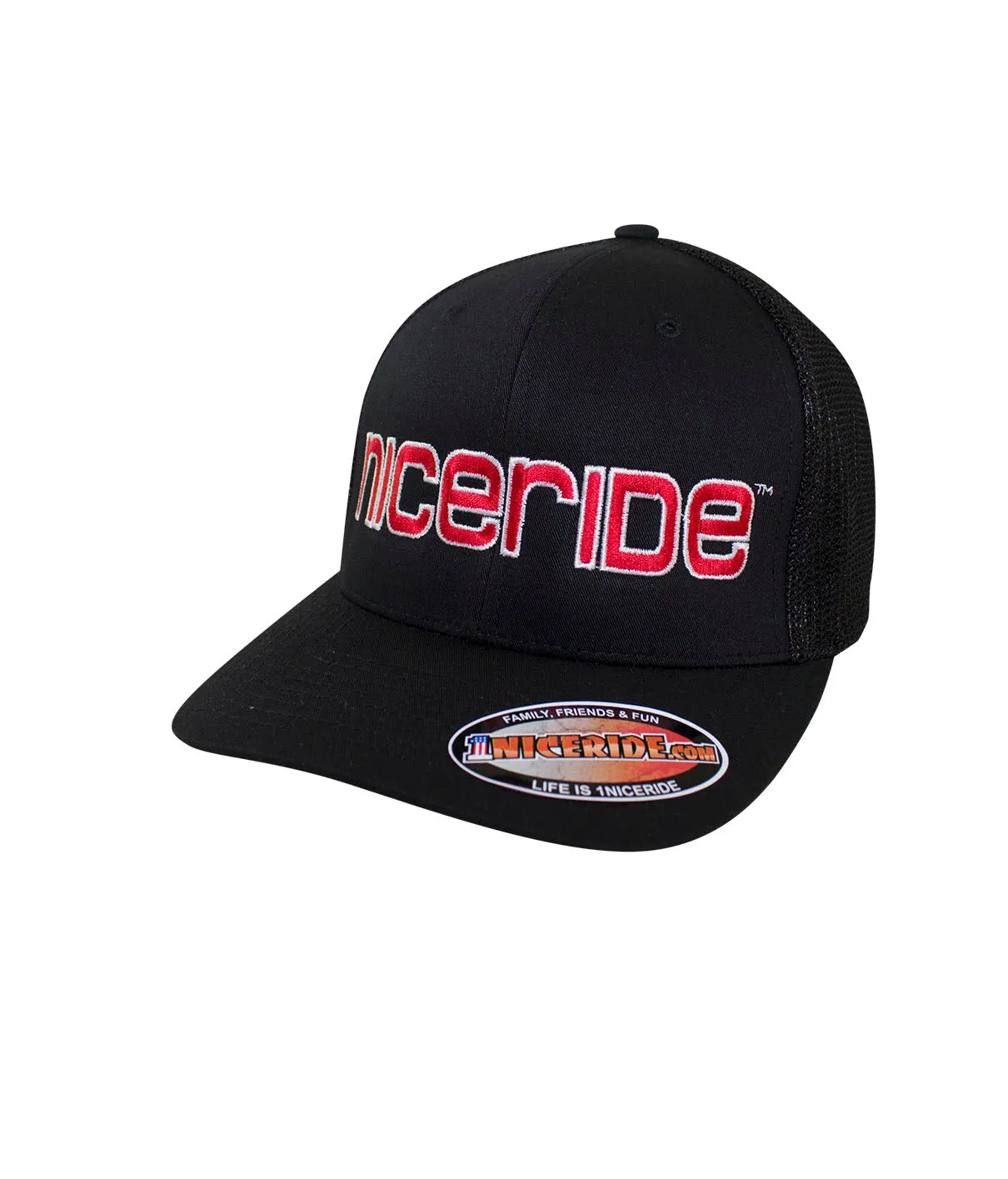 "Bold Tower" Black Meshback Flexfit Hat