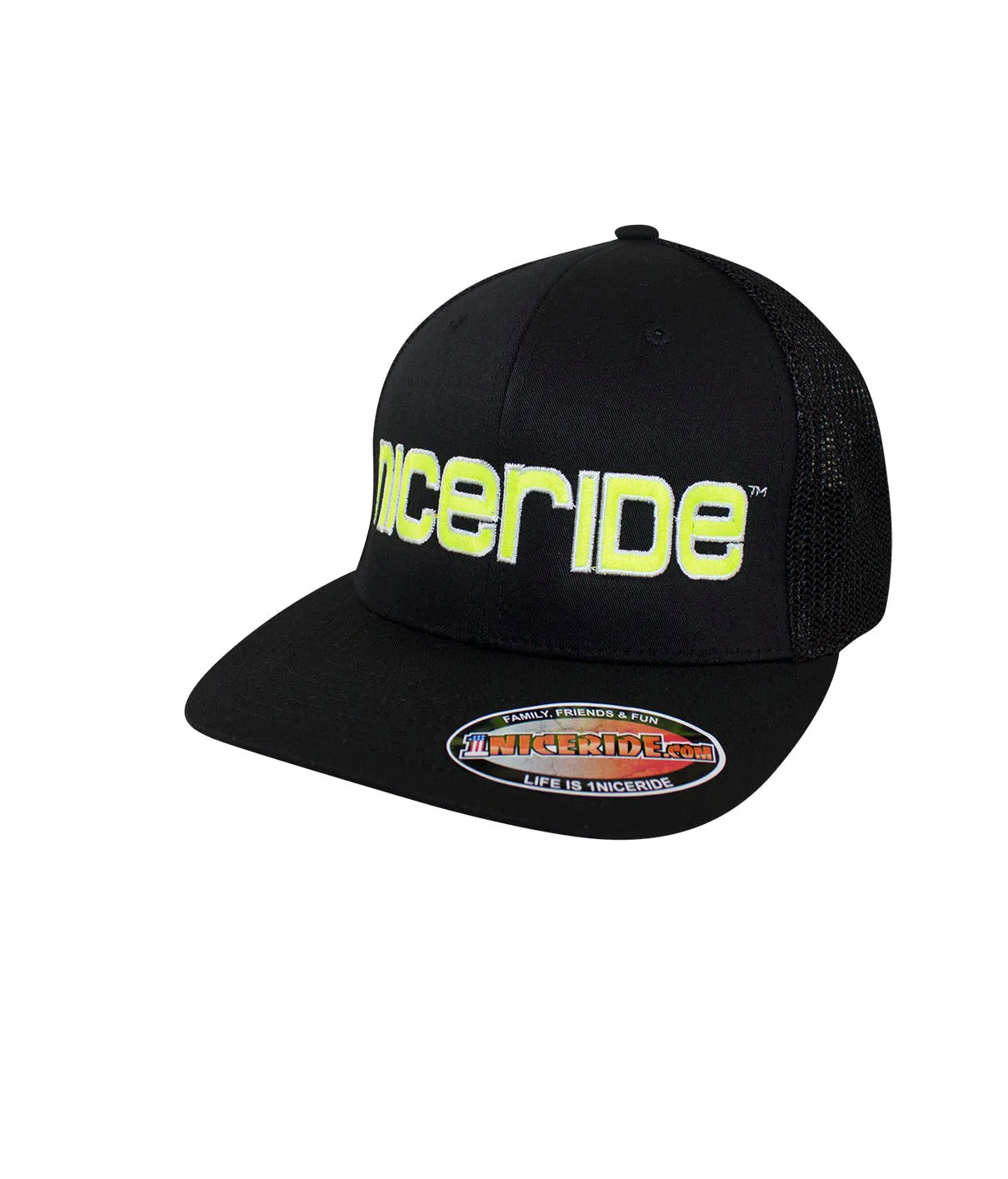 "Bold Tower" Black Meshback Flexfit Hat