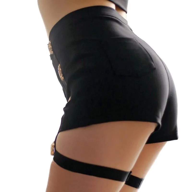 "LIONESS" GARTER SHORTS