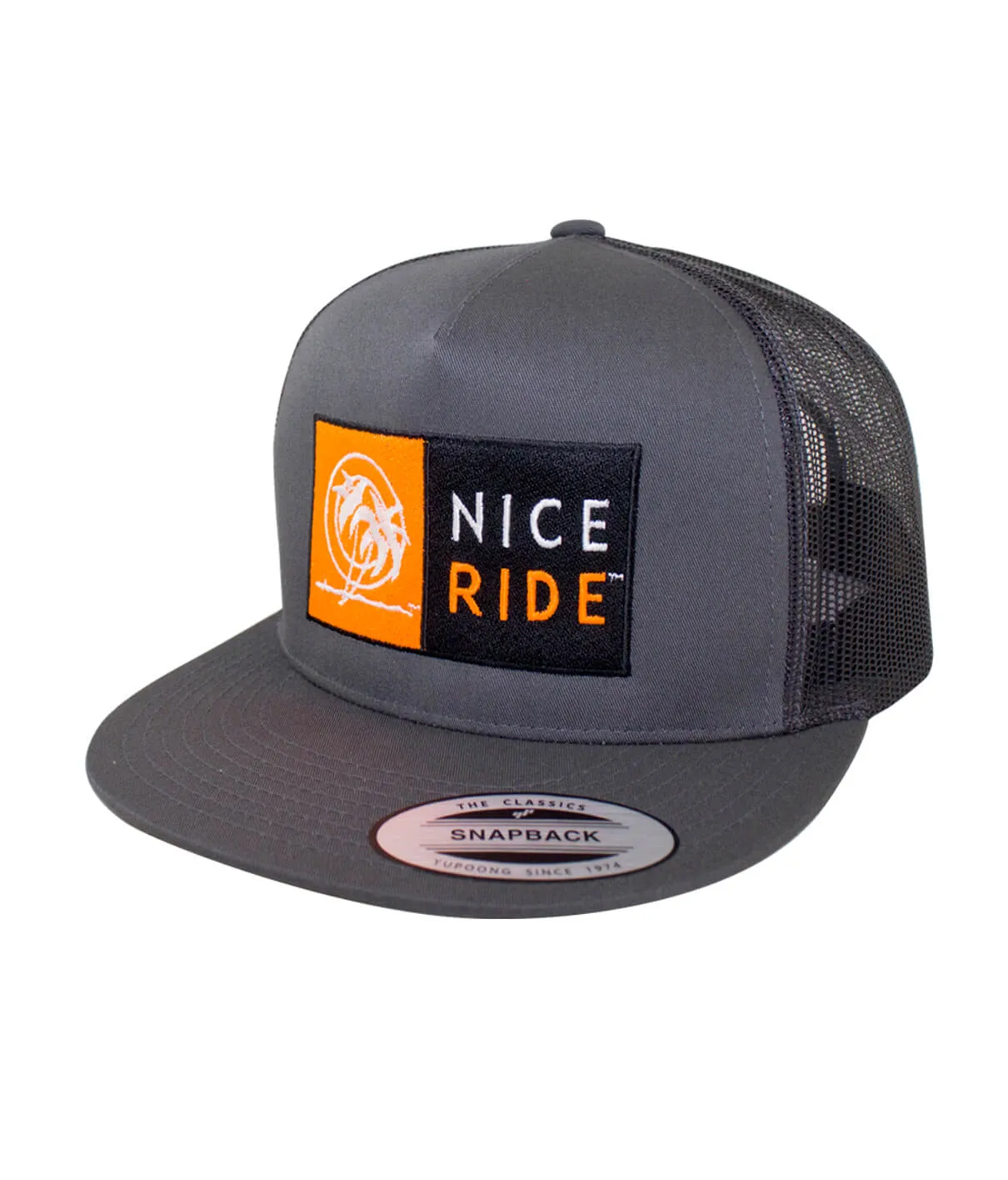 "N-R Combo" Charcoal Trucker  Baseball Hat