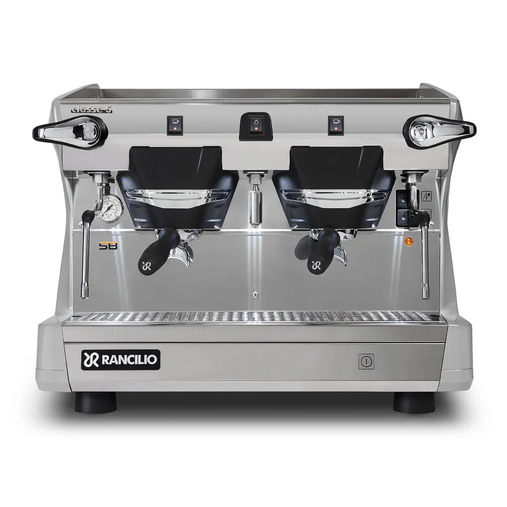 Rancilio Classe 5 S Compact 2 Group Semi-Automatic Espresso Machine - Grey