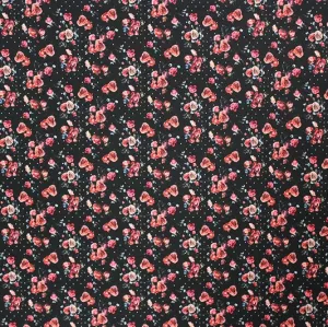 Rose Garden Printed Spandex | Blue Moon Fabrics