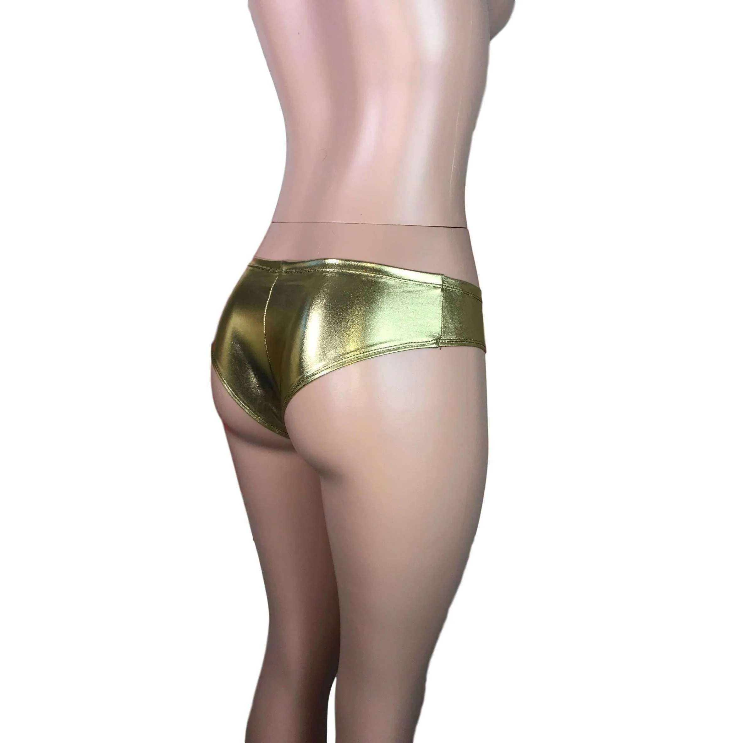 SALE - Gold Metallic Cheeky