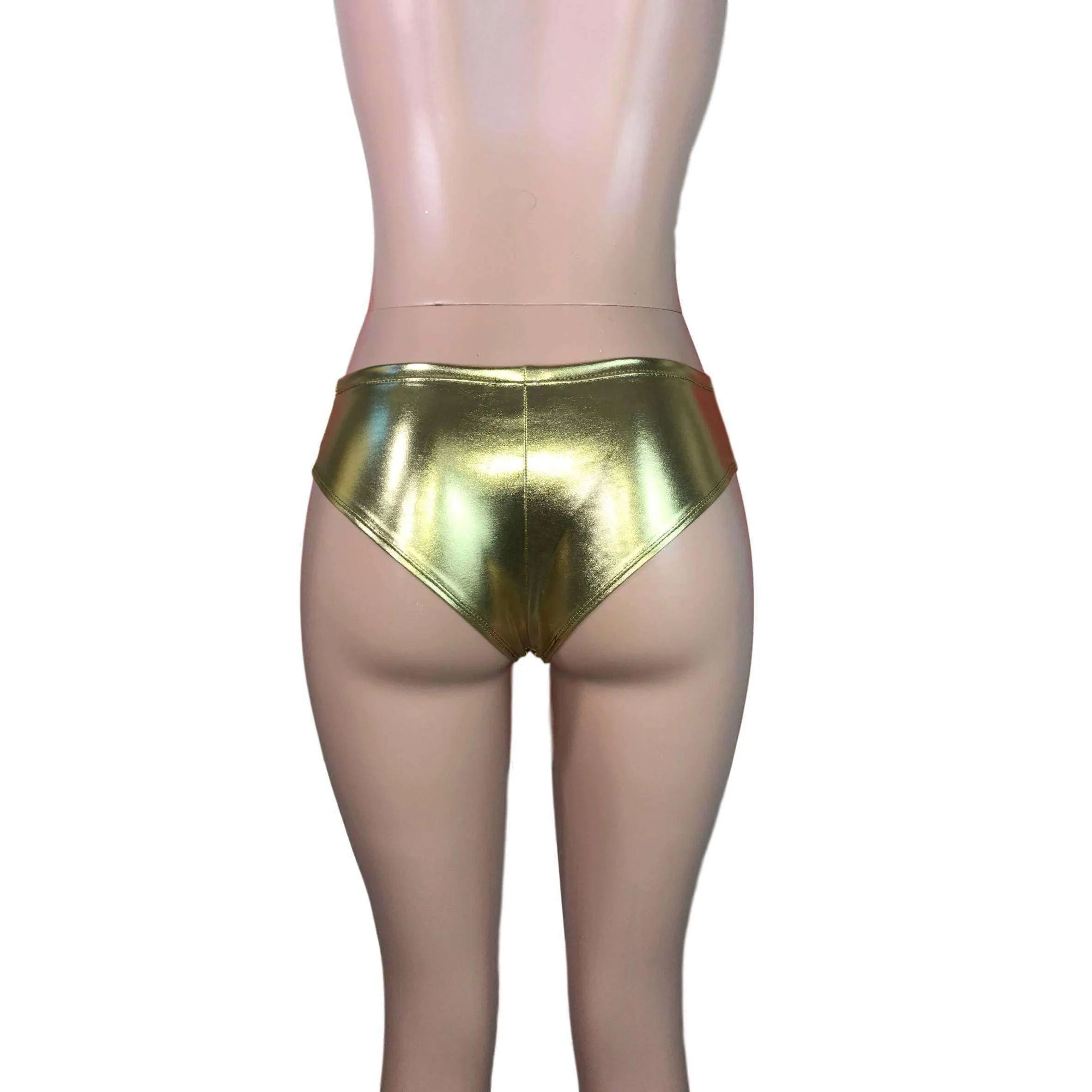 SALE - Gold Metallic Cheeky