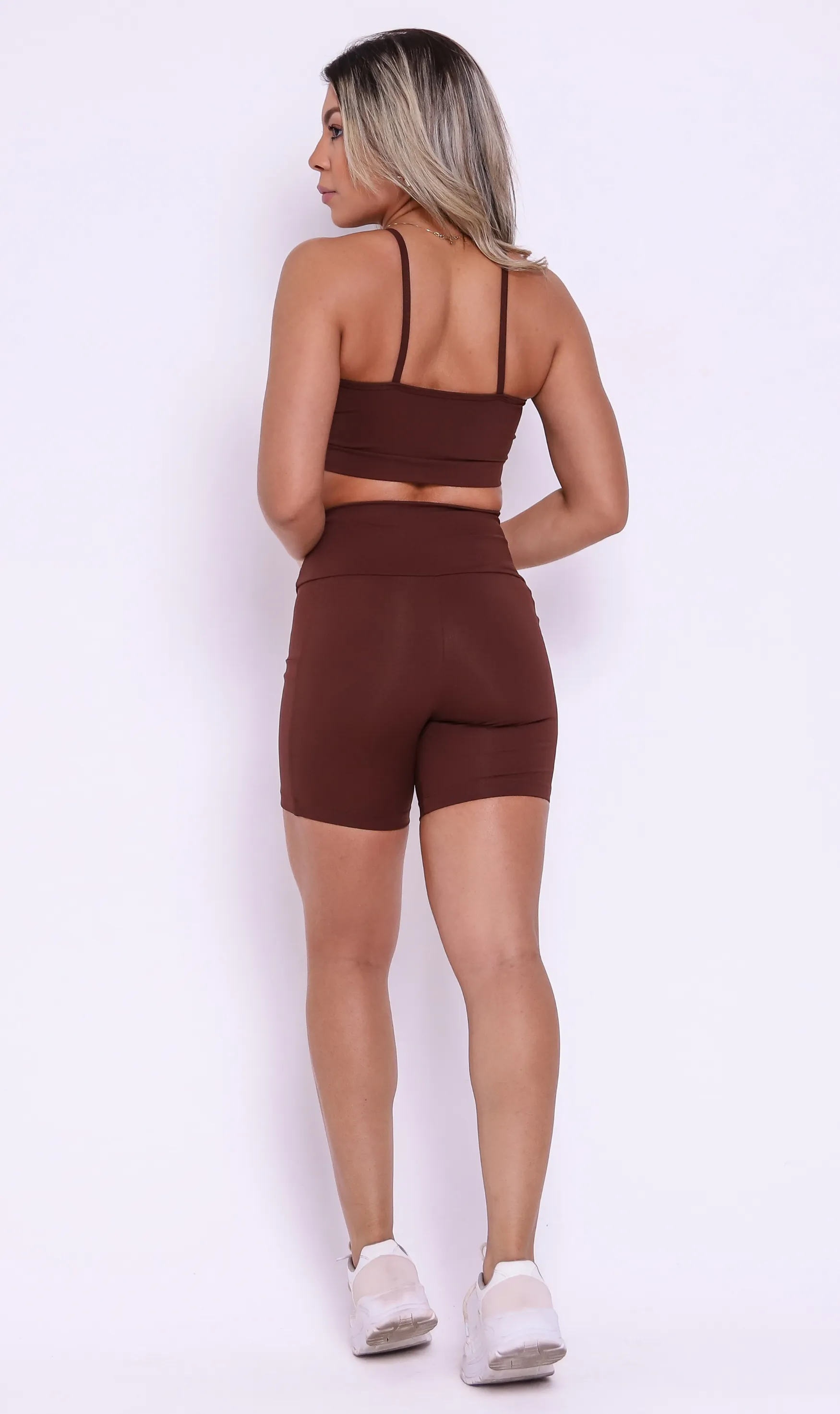 SET Short   Bra Detox Brown