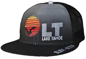 Souvenir Ball Cap Retro Trucker Sunset Lake Tahoe