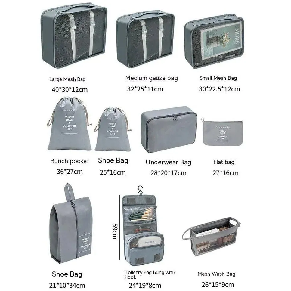 Travel Luggage Packing Bags 7/8/9/10 Pcs Set