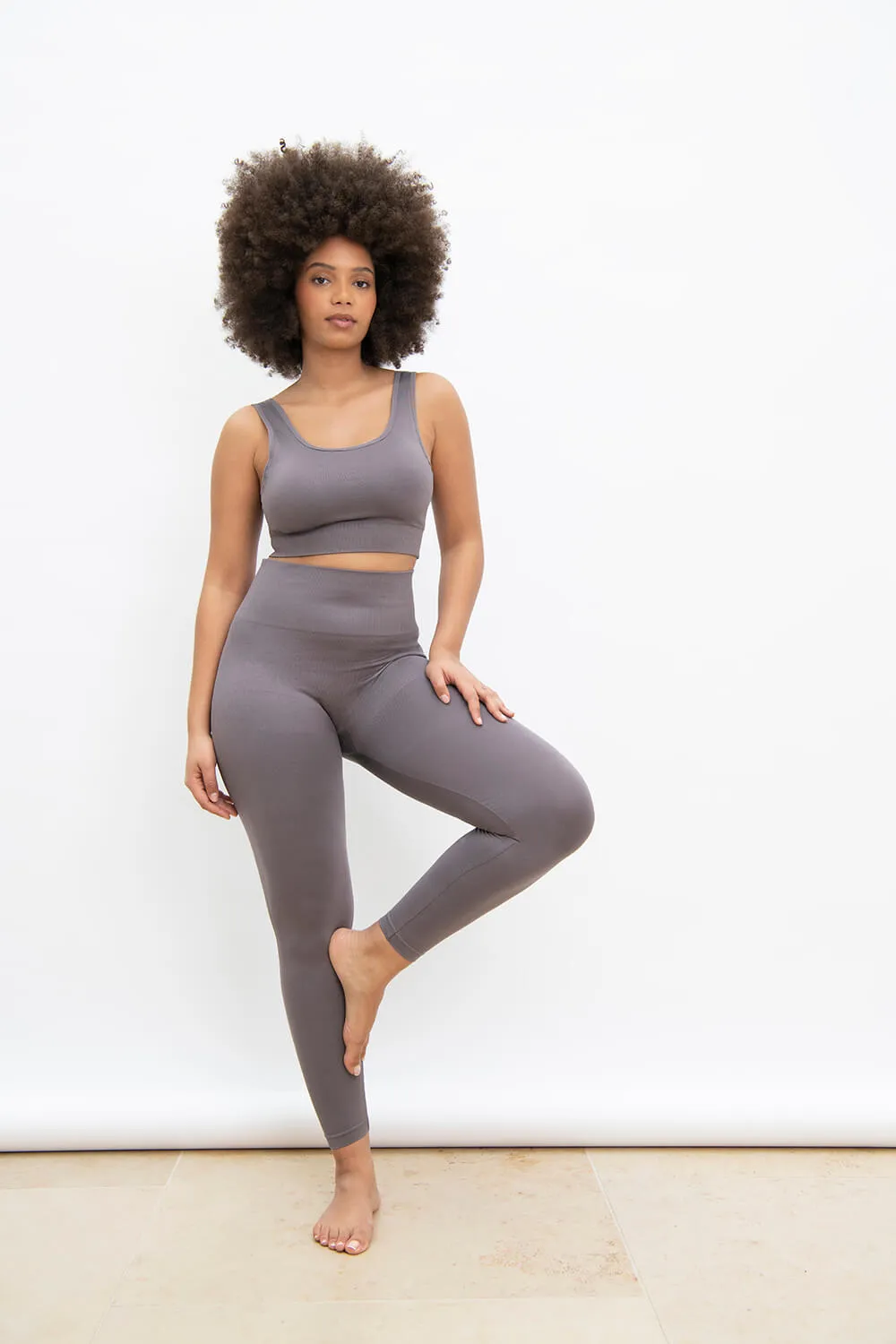 Ultimate High Waisted Seamless Leggings - Deep Mauve