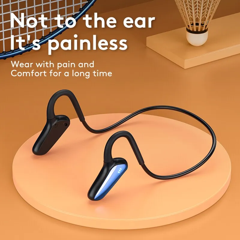 Wireless Headset Hifi Sound Effect Running Sports Earphone Microphone Waterproof 150mAh Bone Conduction Headphones Hands-free